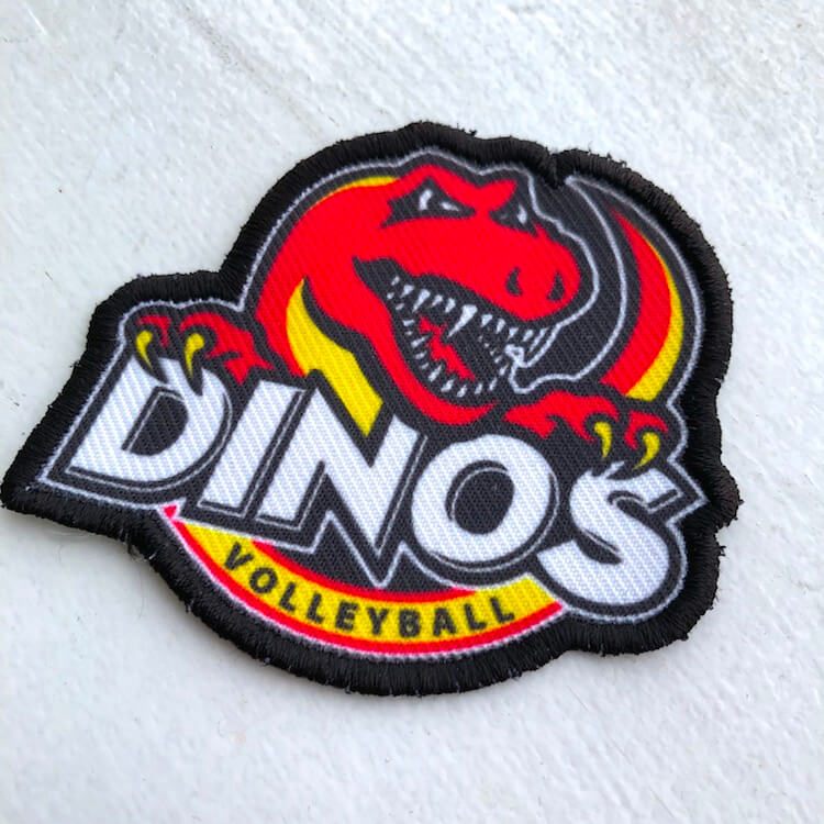 Example of a sublimated patch