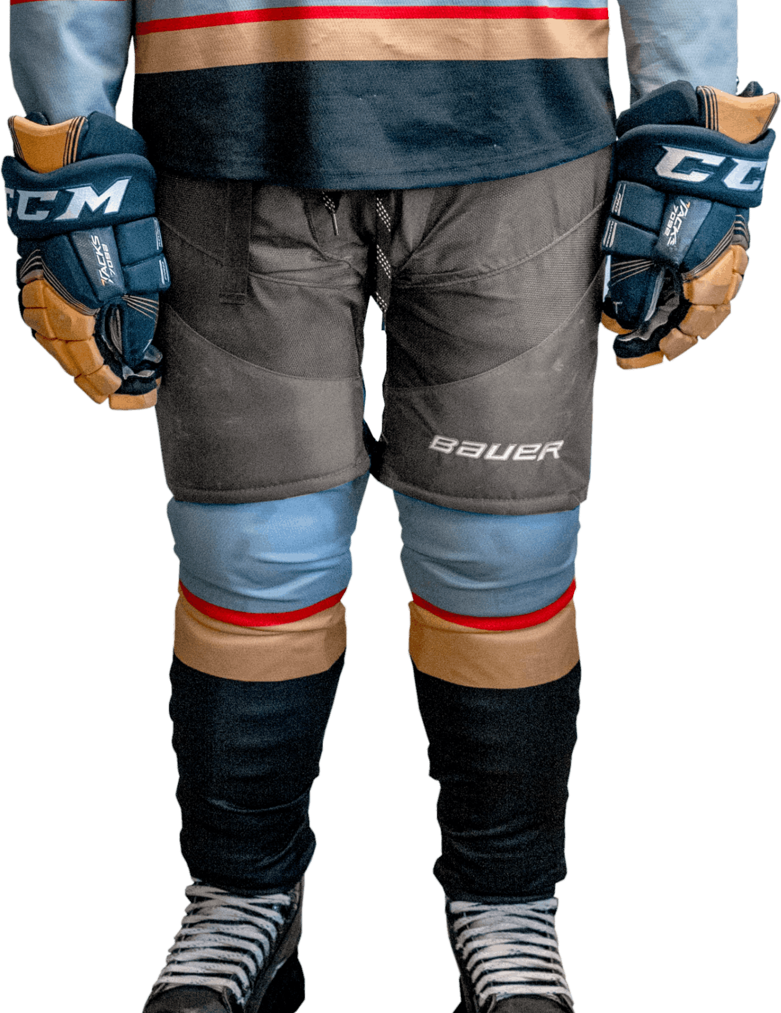 Custom Sublimated Youth Hockey Socks Coastal Reign